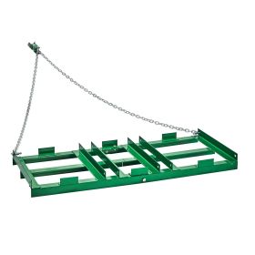 VEVOR Drag Harrow, 4 ft Heavy Duty Tow Behind Drag Harrow with Adjustable Bars & 72 in Chain, Driveway Grader Landscape Rake for ATV, UTV, Tracto